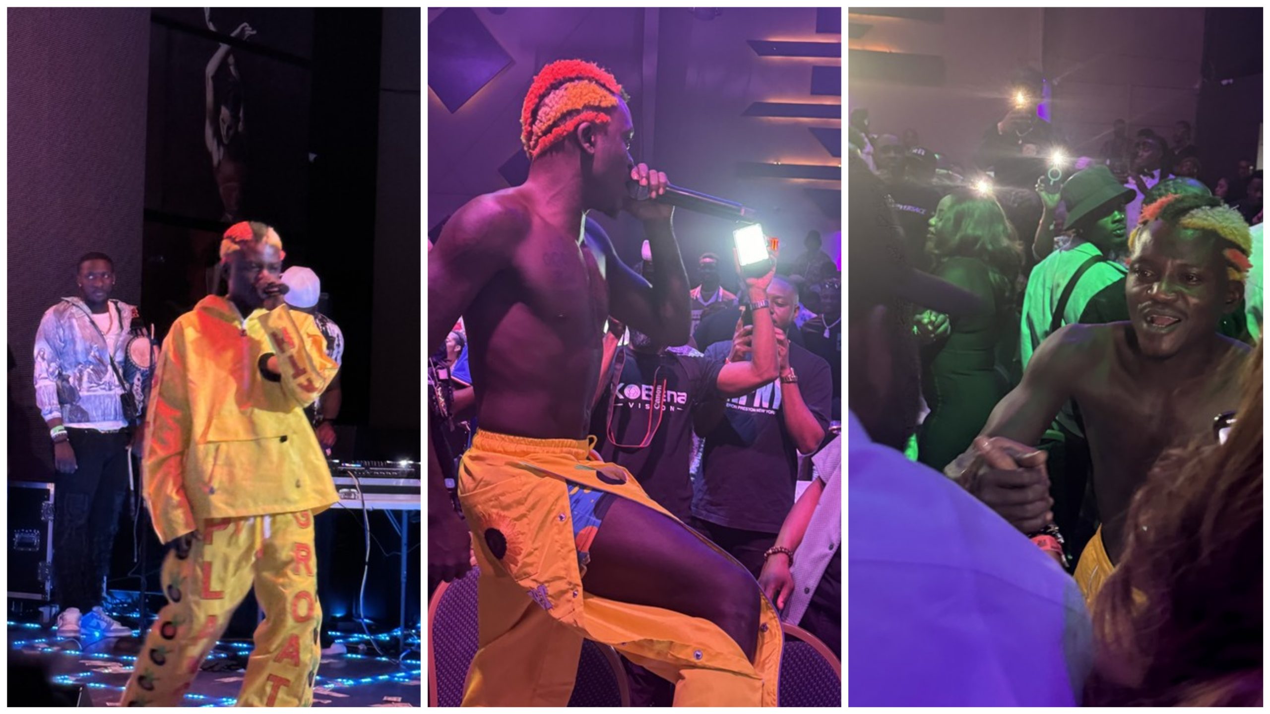 Portable Displays The Dollars Earned From His Atlanta Show In US (Photos)