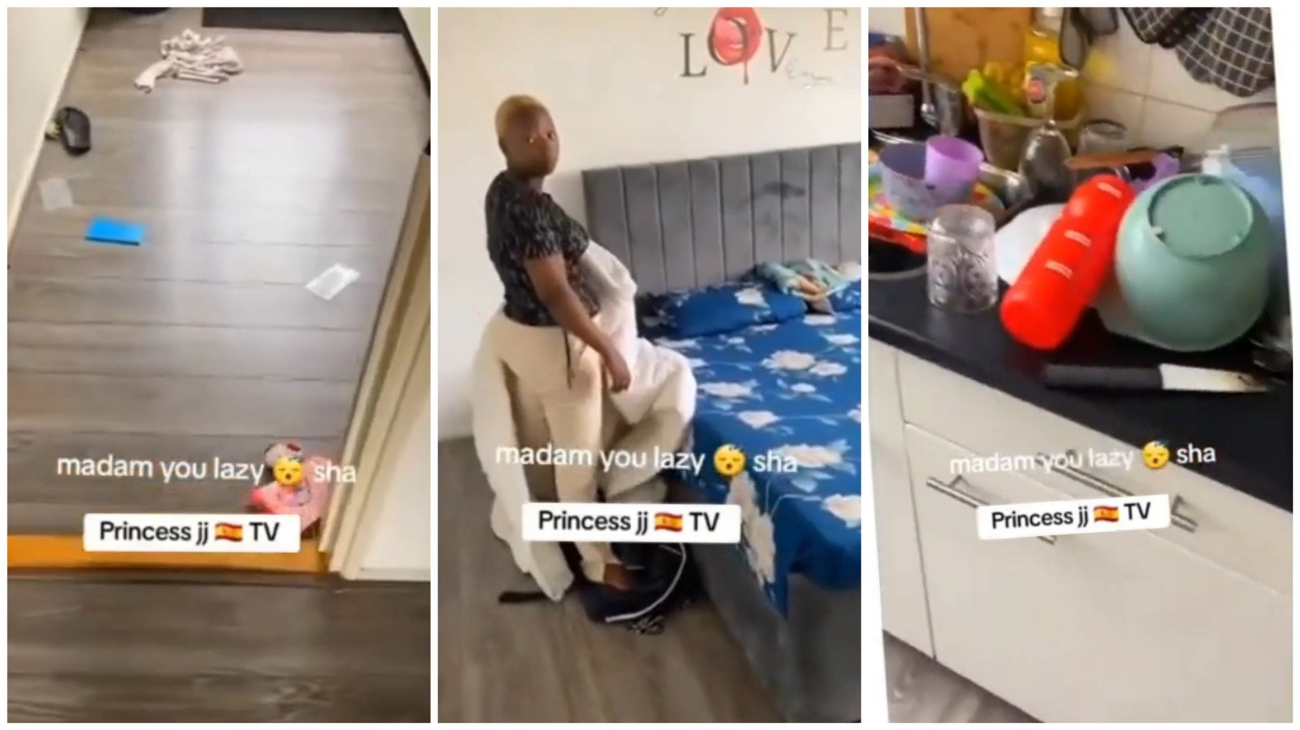 ‘You’re A Liability To Me!’ – Man Blasts Lazy Wife Over Dirtiness (Watch)