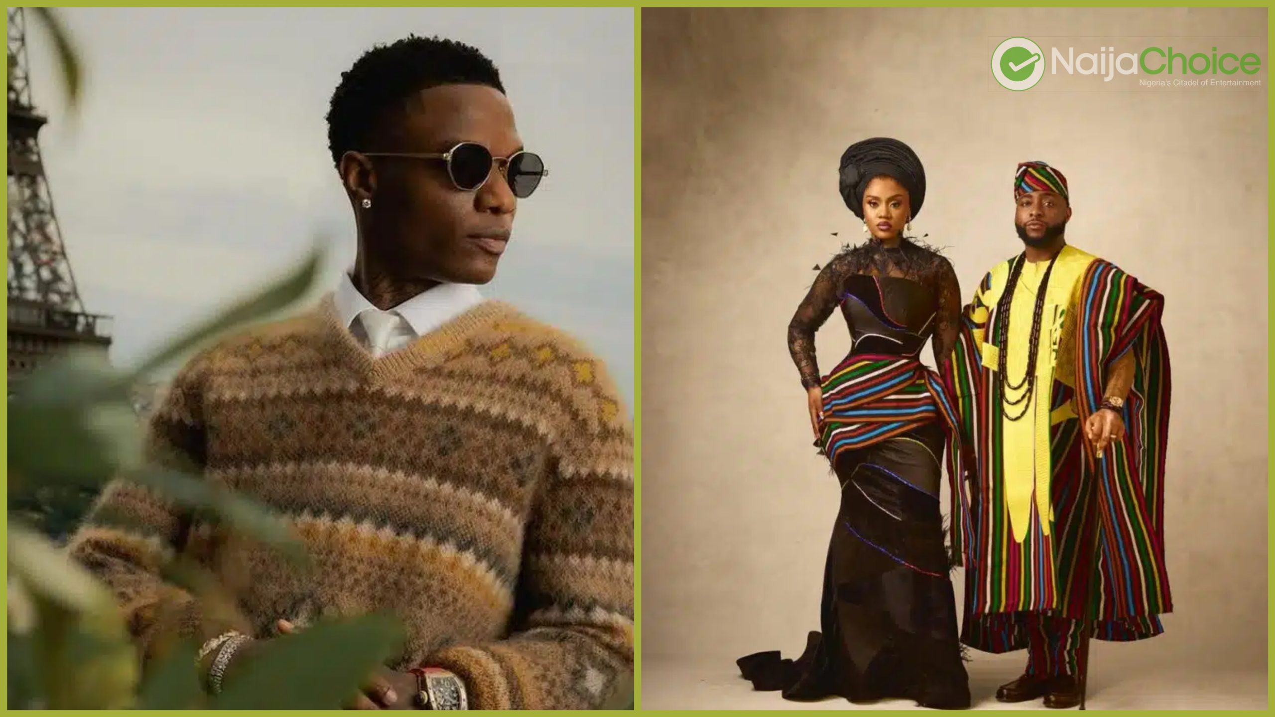 Wizkid Makes U-Turn, Denies Mocking Davido, Chioma
