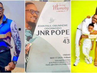 Biography of Junior Pope, Cause of Death, Career, Lifestyle, Family & Networth 4 Biography of Junior Pope, Cause of Death, Career, Lifestyle, Family & Networth