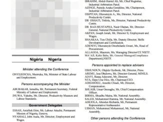 Nigeria Has The Largest Delegation At ILO Conference 2024 4 Nigeria Has The Largest Delegation At ILO Conference 2024