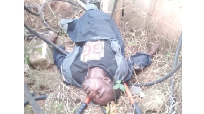 See Man Electrocuted While Stealing Transformer Cables In Enugu 1 See Man Electrocuted While Stealing Transformer Cables In Enugu