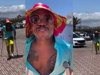 Somizi injures his leg while vacationing in Ibiza (Video) 24 Somizi injures his leg while vacationing in Ibiza (Video)