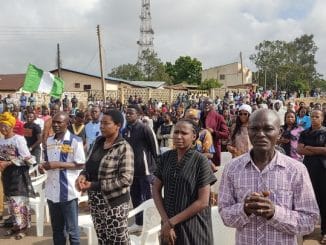 PHOTOS: Protesters Hold Sunday Service In Street Of Jos Despite Presidential Address 7 18639073 guif5m7wkaanj4 jfif jpege262925b40ae2ca29e1fe98fcf72b319