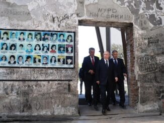Russia President Putin, Kneels To Pay Tribute To Beslan School Massacre Victims, 20 Years Later (Photo) 34 Auto Draft
