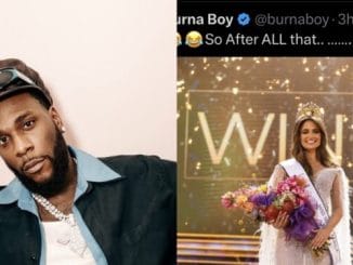 Burna Boy reacts to Miss South Africa 2024 winner 9 Burna Boy reacts to Miss South Africa 2024 winner