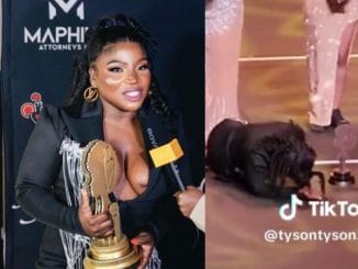 Makhadzi gets emotional after bagging two wins at Basadi In Music Awards 2024 (Video) 13 Makhadzi gets emotional after bagging two wins at Basadi In Music Awards 2024 (Video)