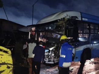 Several Passengers Injured As Two BRT Buses Collide In Lagos 2 Several Passengers Injured As Two BRT Buses Collide In Lagos