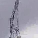 Adamawa Police Arrest Man Who Climbed High Tension Pole To Call For President Tinubu's Resignation (Video)