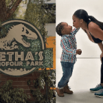 Minnie Dlamini throws a Jurassic Park-themed party to celebrate her son Netha's 4th birthday