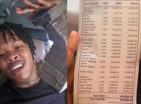 Nasty C spends over half a million on food in Nigeria