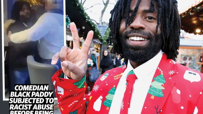 Nigerian Comedian "Black Paddy" Dragged Out Of A Pub In Ireland (Photos)