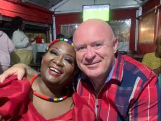 PHOTOS: Mama Joy Announces Her Husband's Arrival in South Africa