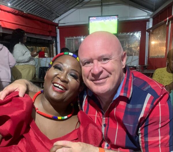 PHOTOS: Mama Joy Announces Her Husband’s Arrival in South Africa