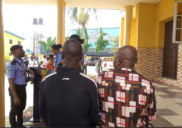 PHOTOS: Two pastors in Rivers State arrested after caskets, skulls, and other fetish items were found in their churches