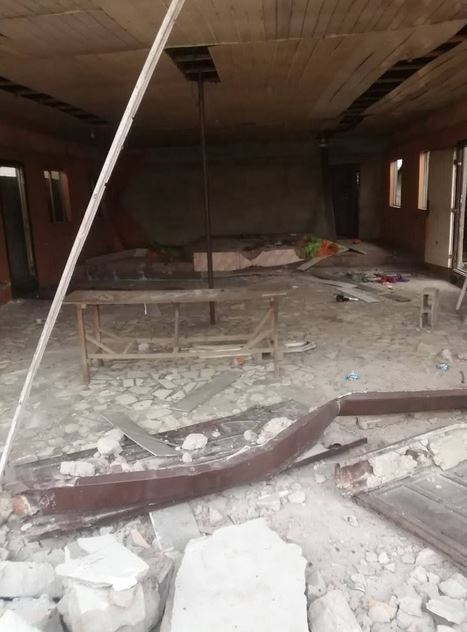 PHOTOS: Two pastors in Rivers State arrested after caskets, skulls, and other fetish items were found in their churches