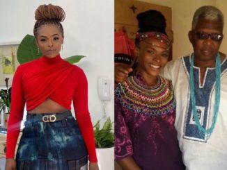 Unathi mourns the loss of her father