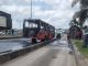 Passengers Escape Death As BRT Bus Burst Into Flames In Lagos