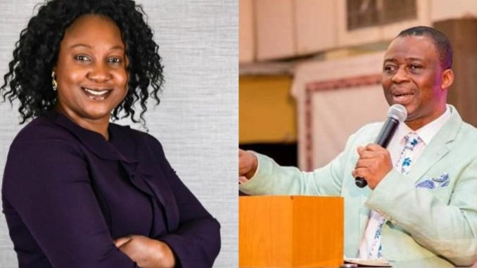 'Pastor Olukoya Grabbed Me, Placed Forehead On Mine, Hypnotised Me' - Funke Ashekun 1 'Pastor Olukoya Grabbed Me, Placed Forehead On Mine, Hypnotised Me' - Funke Ashekun