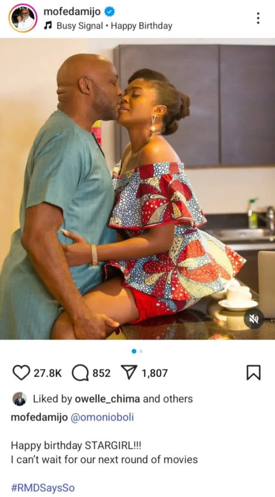 RMD’s Birthday Post For Omoni Oboli Raises Eyebrows On Online RMD’s Birthday Post For Omoni Oboli Raises Eyebrows On Online