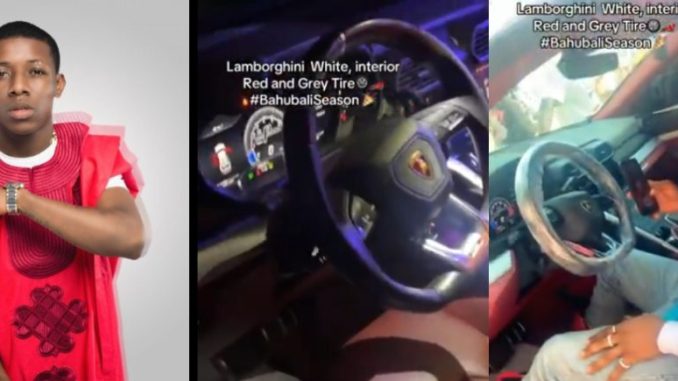 Singer Small Doctor Purchases New Lamborghini