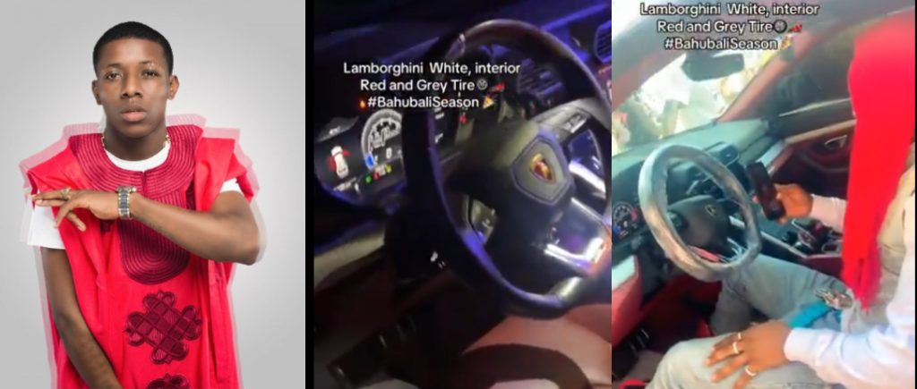 Singer Small Doctor Purchases New Lamborghini