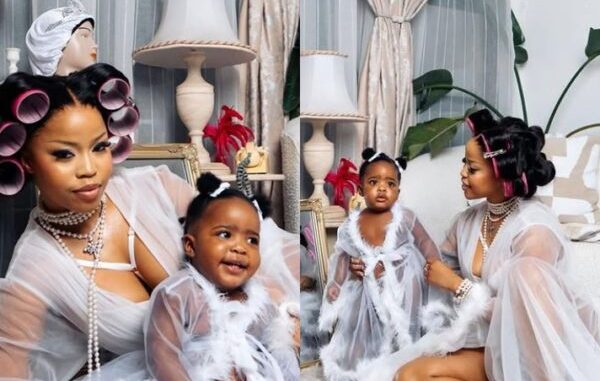 Anele Zondo reveals daughter’s face for the first time on her 1st birthday
