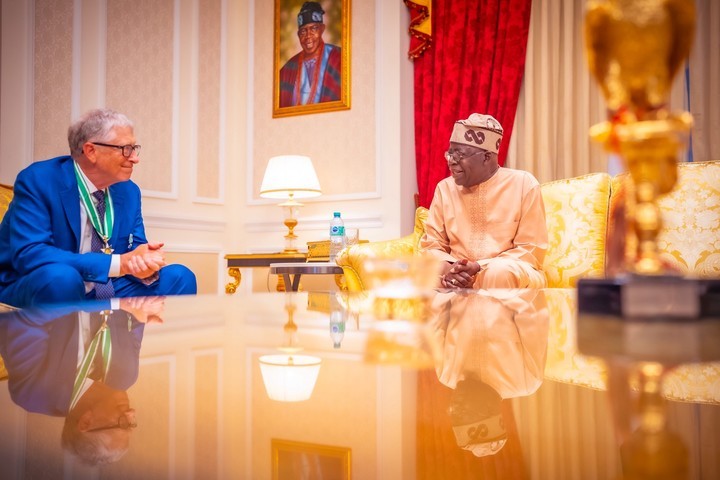 Tinubu Confers National Honour On Bill Gates (Photos)
