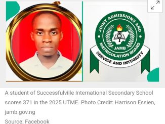 Abasiakama Inyeneobong John Scores 98 In 3 JAMB Subjects (Photo) 19 19328028 screenshot20250604200136 jpega751ae1806cbdc1c7b9e50c97ecc371f