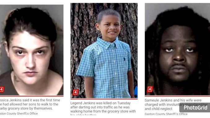 7-Year-Old Boy Sent On Errand Hit By Car; Parents Arrested For Negligence (Photos) 1 The parents of a 7 year old boy who was fatally struck by a car have been charged with involuntary manslaughter for letting him and his brother walk home alone from a grocery store