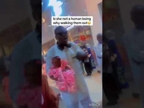Kwara Supermarket Denied Man Access Because Of His Baby’s Appearance (Video)