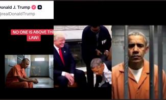 Trump Posts AI Video Of Obama Being Arrested After Explosive Coup Allegation, Calls For Ex-President’s Arrest